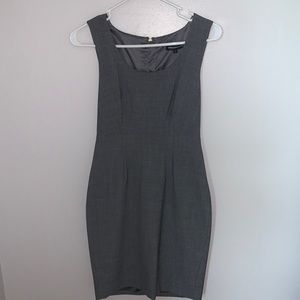 Express gray business dress